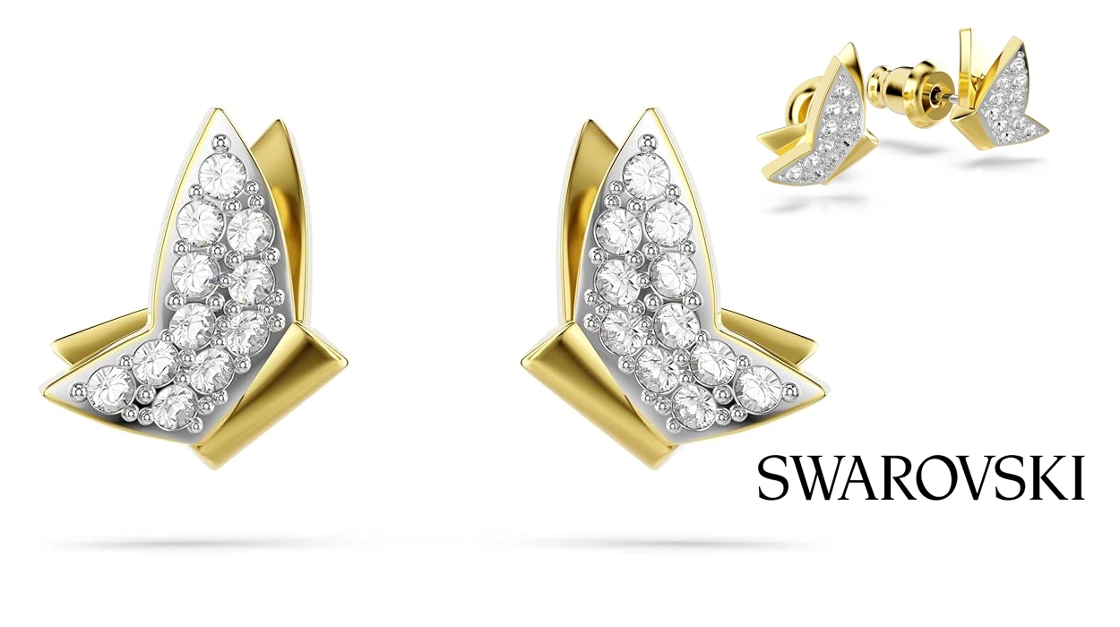 pendientes swarovskiidyllia lilia mariposa