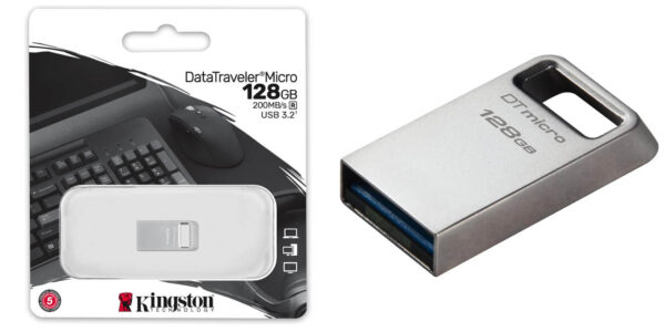 Memoria USB Kingston DataTraveler Micro de 128 GB