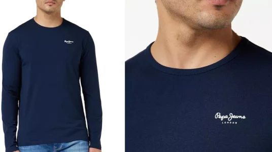 Camiseta Pepe Jeans Original Basic manga larga para hombre