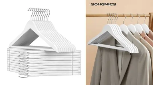 perchas madera Songmics baratas