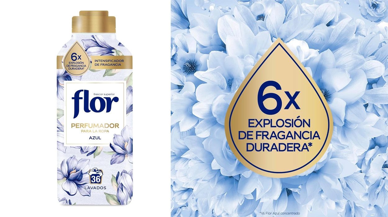perfumador para la ropa Flor Azul