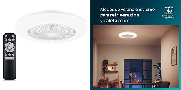 Philips Amigo ventilador techo luz LED oferta