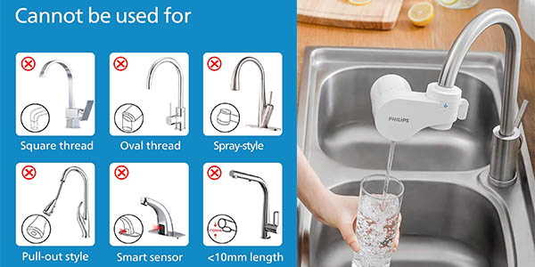 ▷ Ahorra y bebe agua saludable con este filtro Philips Water AWP3754 X a  precio de chollete