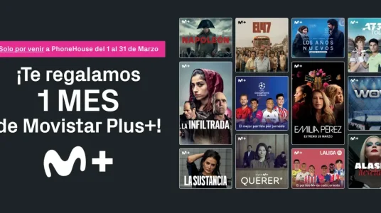 Consigue 1 mes gratis de Movistar Plus+ en Phone House