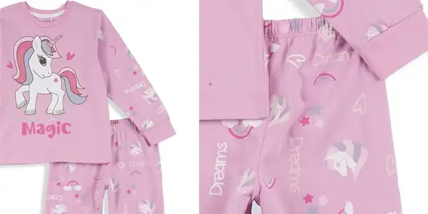 pijama Chicco algodón ligero diseño unicornio oferta