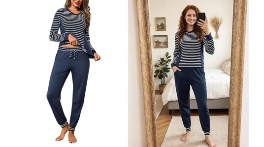 pijama de invierno cómodo Crewhpo para mujer