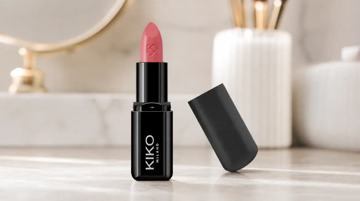 Pintalabios KIKO Milano Smart Fusion 405 Vintage Rose, cremoso y de cobertura media a alta