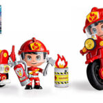 Pinypon Action moto bombero chollo