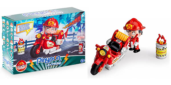 Pinypon Action moto bombero oferta