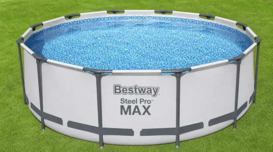Piscina desmontable Bestway Steel Pro MAX de 366 x 100 cm con depuradora y escalera