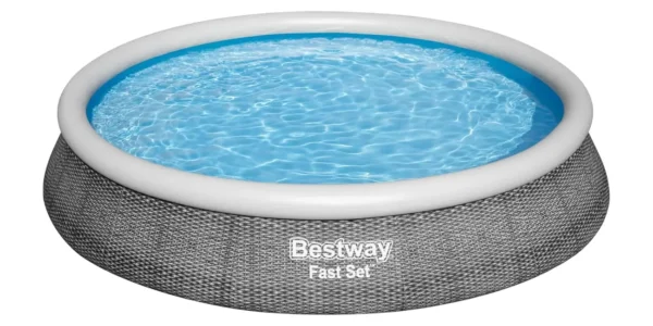 Piscina desmontable BESTWAY Fast Set Rattan 57376 con depuradora
