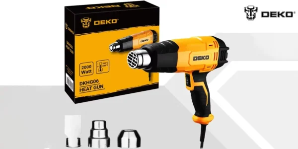 Pistola de aire caliente DEKO DKHG06 de 2000W
