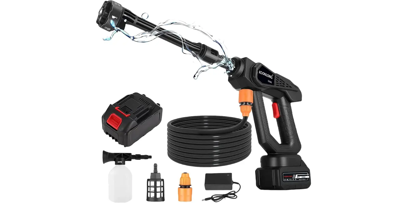 Pistola limpiadora a alta presión KOONLONG con accesorios