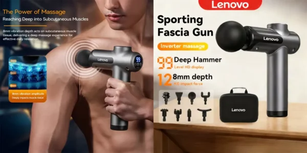 Pistola masajeadora inalámbrica Lenovo