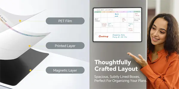 Pizarra blanca magnética A3 SURFOU