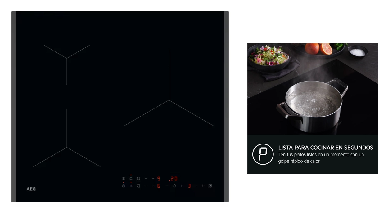 placa de inducción AEG Serie 5000 TN63IP0BFB