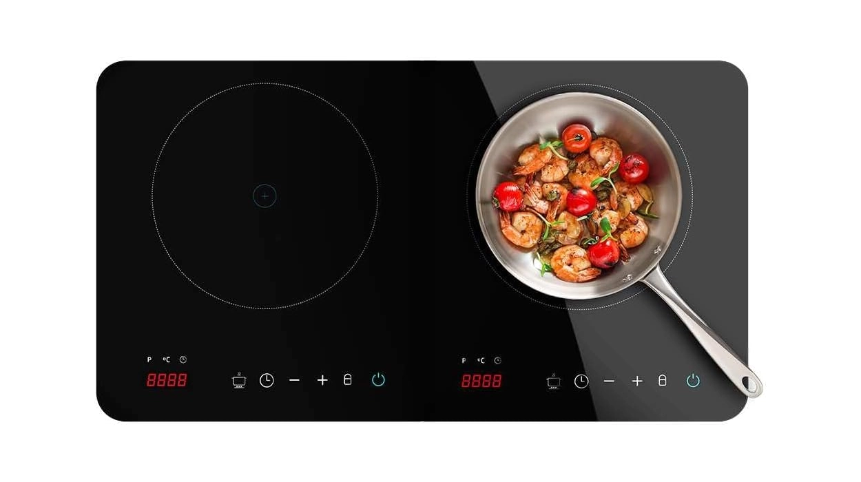 placa de inducción portátil de 2 fuegos Cecotec Full Magma Double