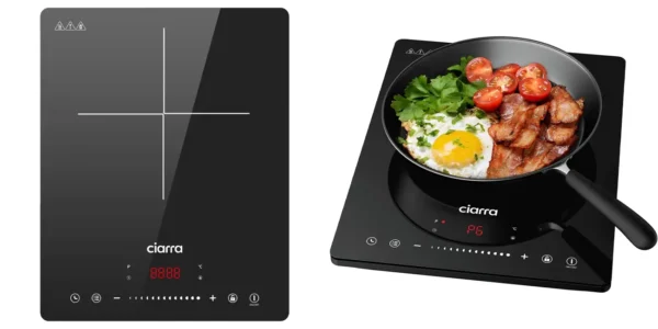 Placa de inducción portátil CIARRA CBTIH1 de 2.000W