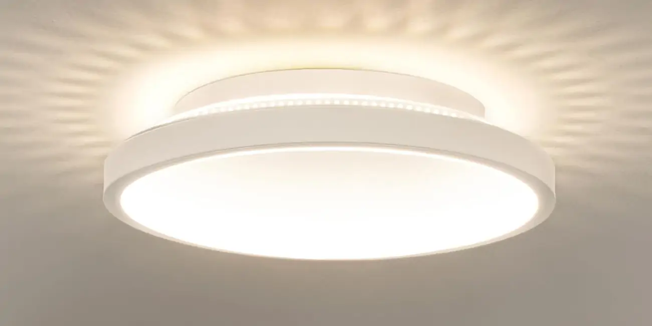 Plafón LED de techo moderno 4000K de 20 cm