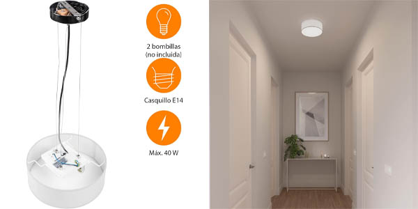 Lámpara de techo Smartwares de 40W
