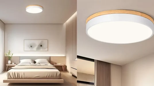 Plafón LED Vikaey de 36W y 40 cm