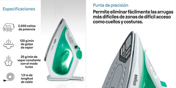 plancha Braun Texstyle 1 oferta