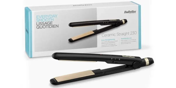 Plancha de pelo cerámica BaByliss Ceramic Straight 230