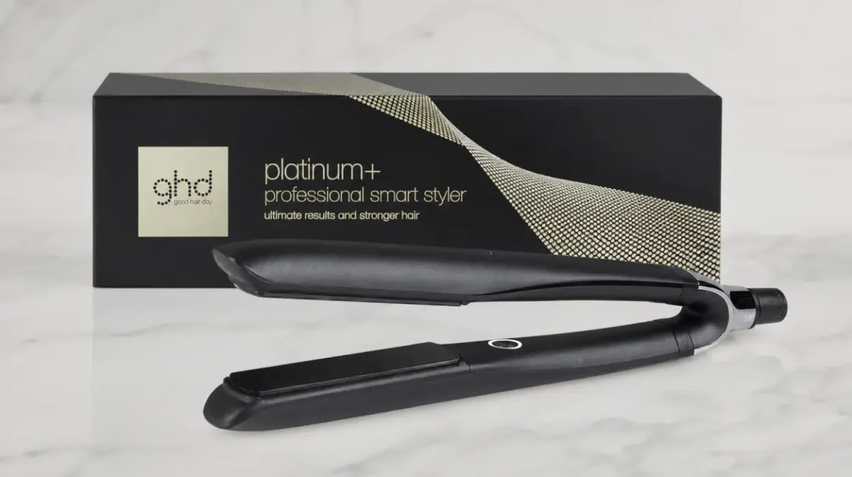 Plancha de pelo ghd Platinum+ inteligente con placas flotantes