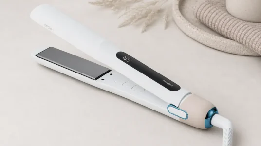Plancha de pelo MEDION LIFE HS1 con pantalla y 5 niveles de temperatura