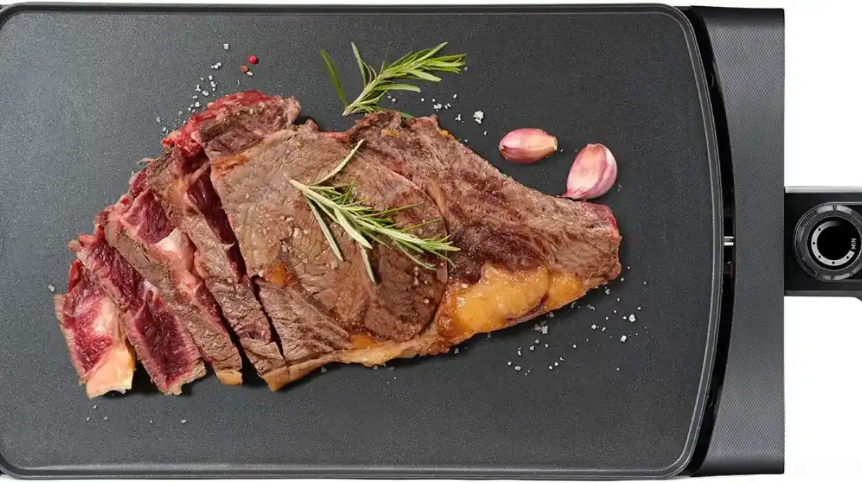 Cocina saludable con la plancha Taurus Steakmax: 49x27 cm, antiadherente y uniforme