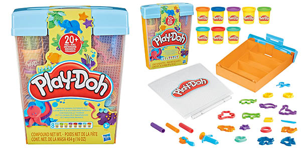 Play-doh set plastilina animales chollo