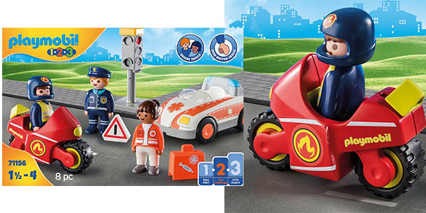 Playmobil 1, 2, 3 Héroes día a Día oferta