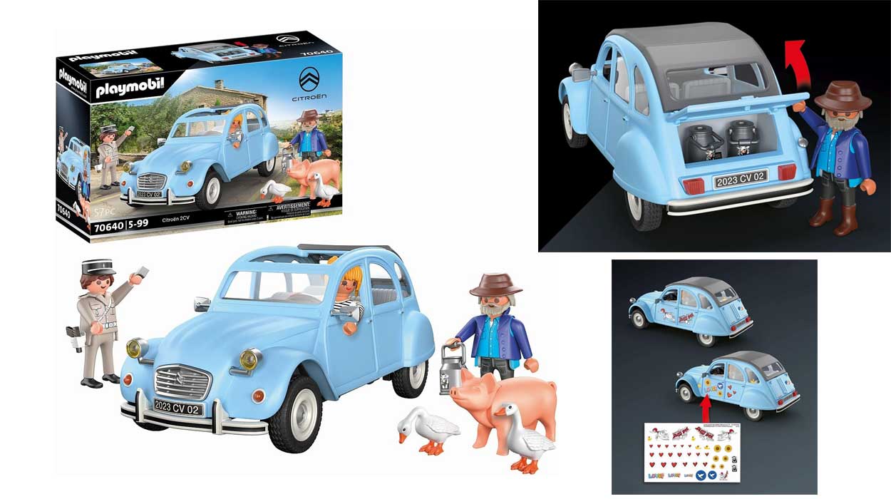 Playmobil Citroen 2 CV 2 caballos