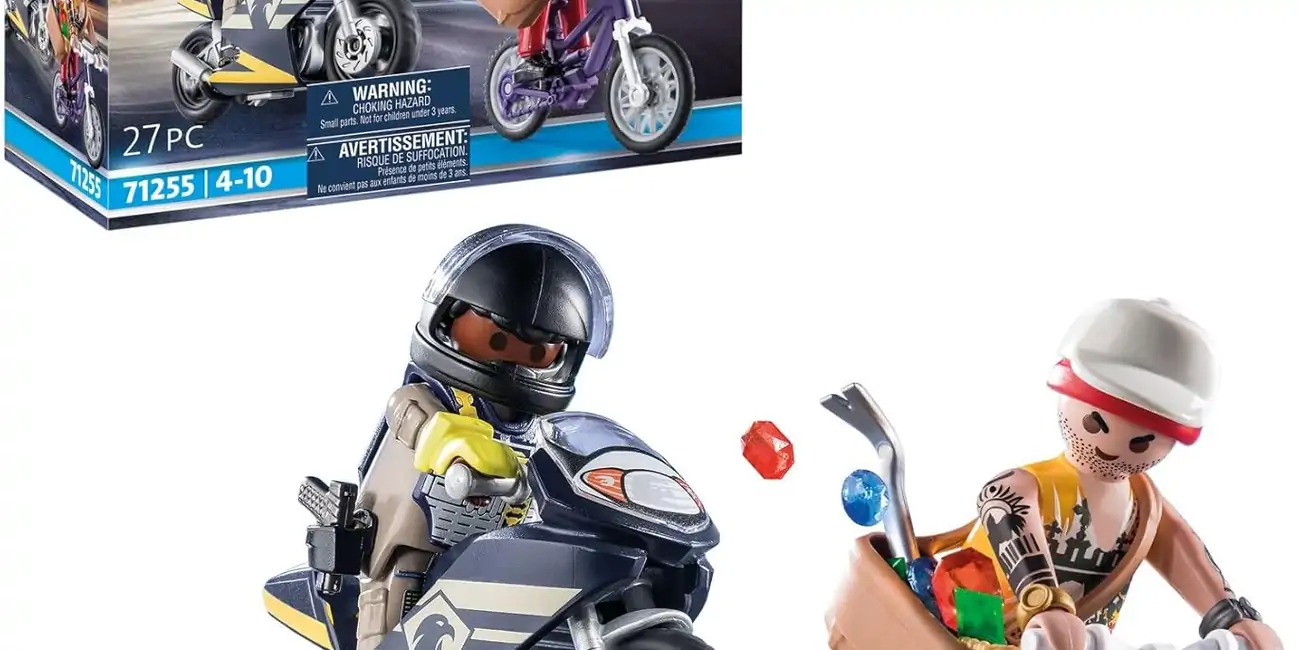 PLAYMOBIL Starter Pack Fuerzas Especiales y Ladrón 71255, a Partir de 4 años