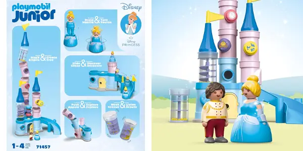 PLAYMOBIL JUNIOR & Disney: Castillo de Cenicienta