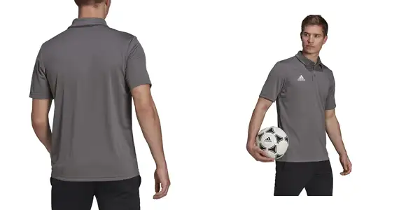 polo Adidas Entrada 22 color gris oferta
