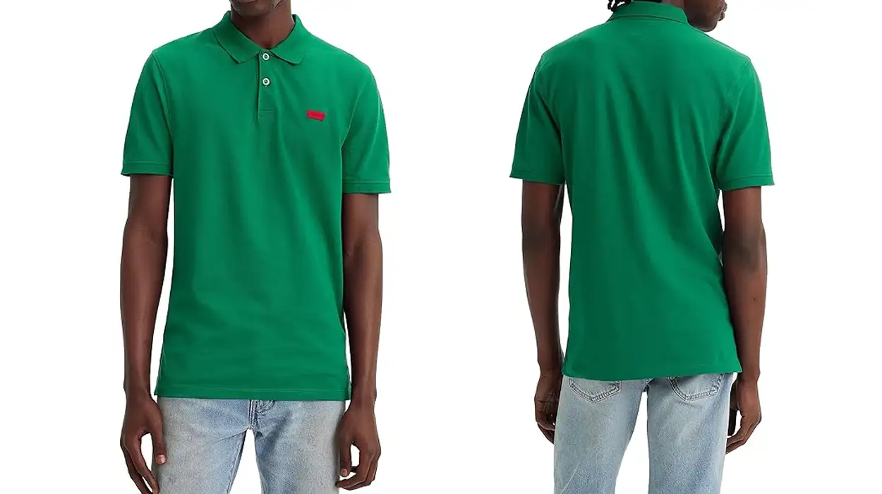 polo Levi’s Slim Housemark verde hombre barato