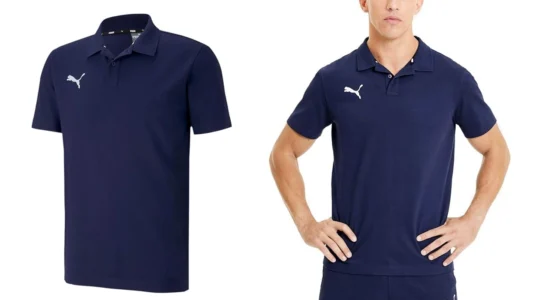 polo Puma TeamGOAL 23 morado hombre barato