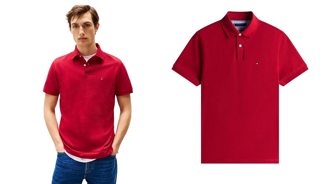 polo Tommy Hilfiger 1985 en color rojo para hombre barato
