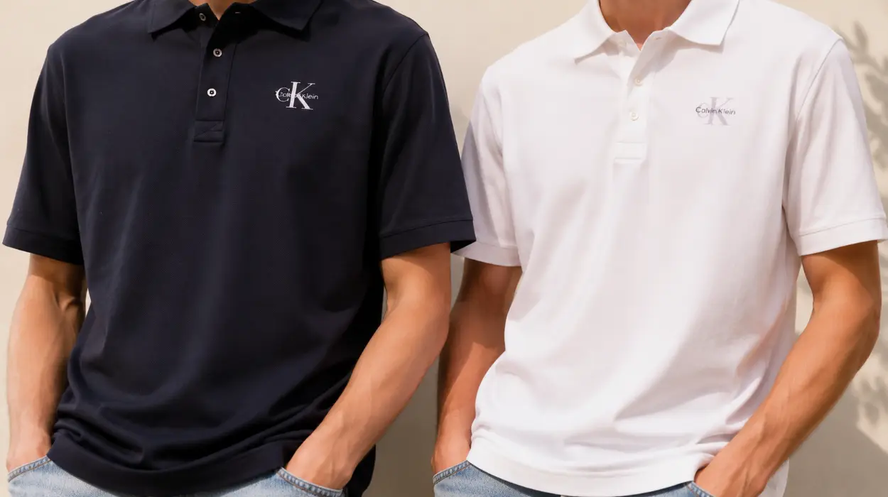 Polo Calvin Klein Easy Monologo para hombre en varios colores