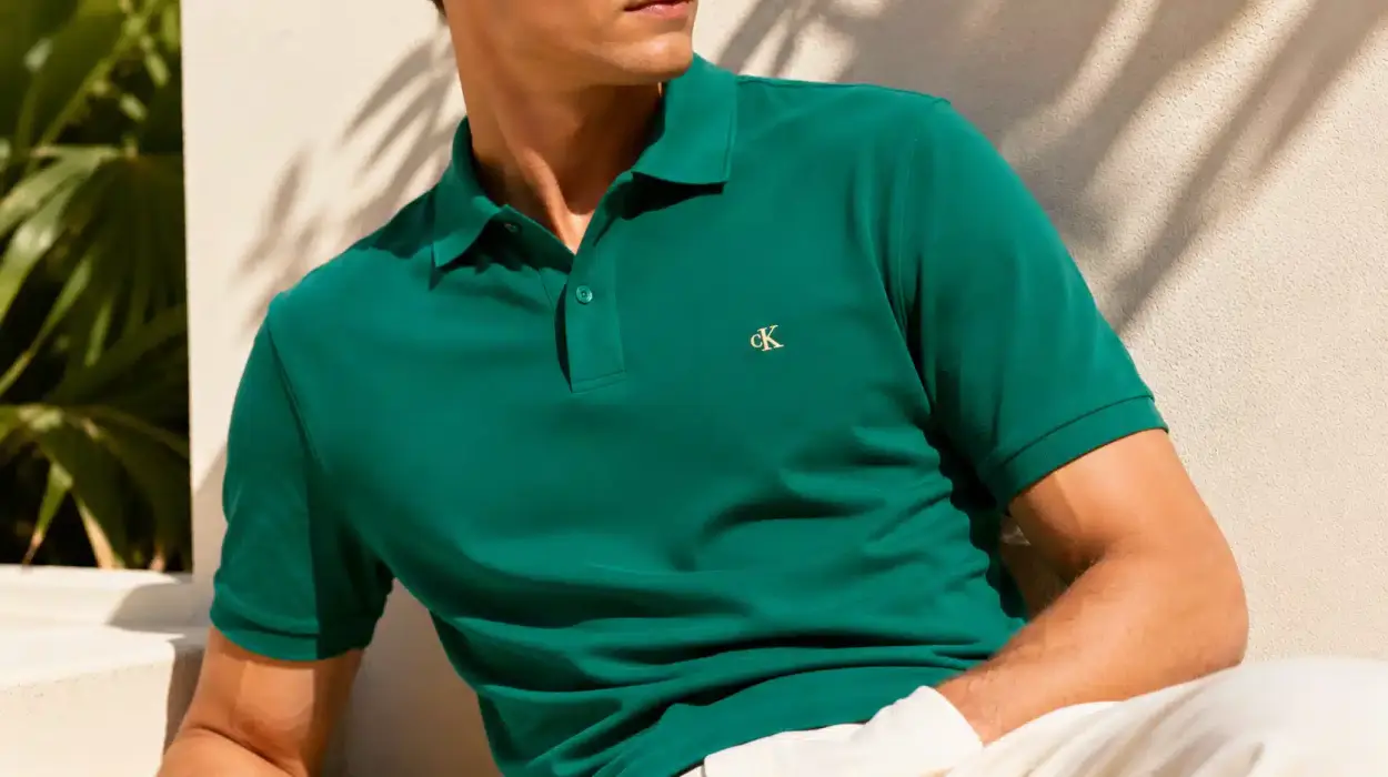 Polo clásico de piqué Calvin Klein Monogram p