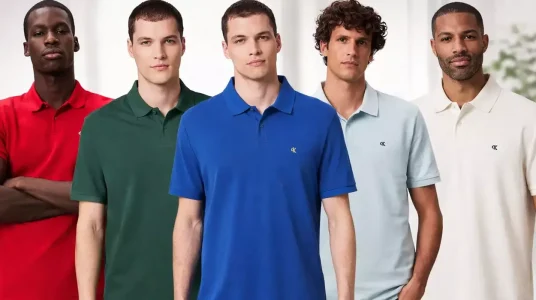 Polo Calvin Klein SS Monogram Pique barato
