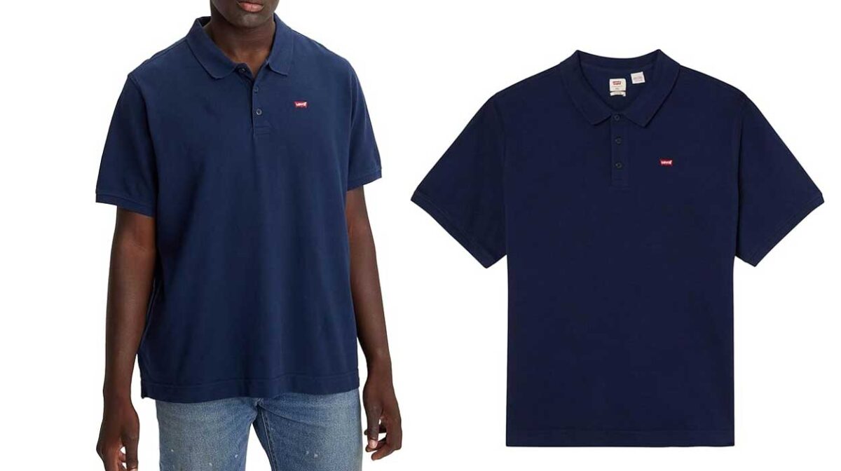 Si buscas polos de calidad en tallas grandes, este de Levi's es la mejor opción