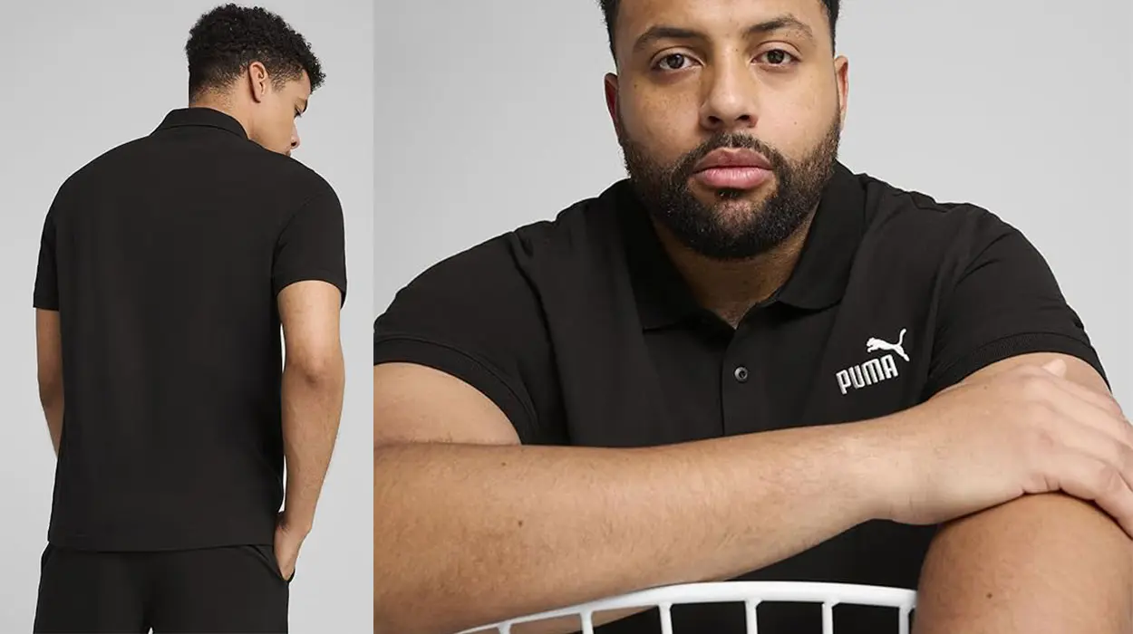 Polo de piqué Puma Essentials Logo nº 1 para hombre barato