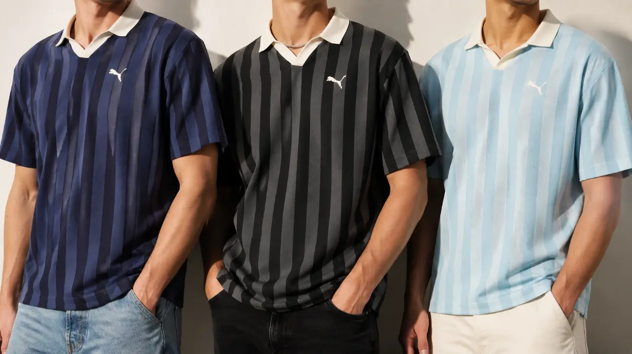 Polo Puma Pinnacle Class de corte relajado para hombre en varios colores