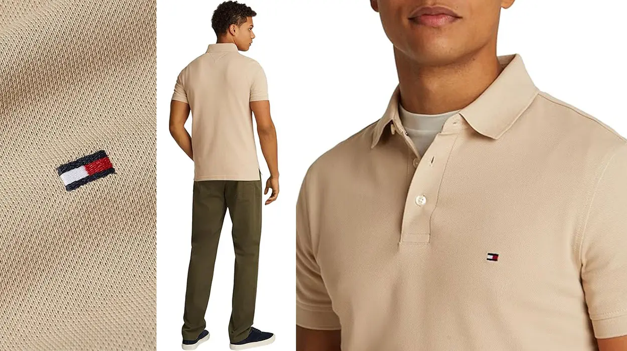 Polo de piqué Tommy Hilfiger 1985 para hombre barato