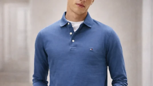 polo-tommy-hilfiger-de-manga-larga-azul-para-hombre