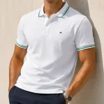 Polo Tommy Jeans para hombre de ajuste regular en color gris