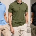 Polo transpirable y de secado rápido para hombre PINSPARK, ideal para golf y deportes de verano