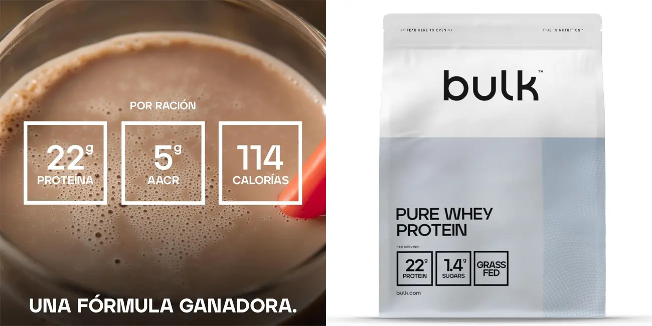 Polvo de proteína de suero de leche Bulk Pure Whey Protein